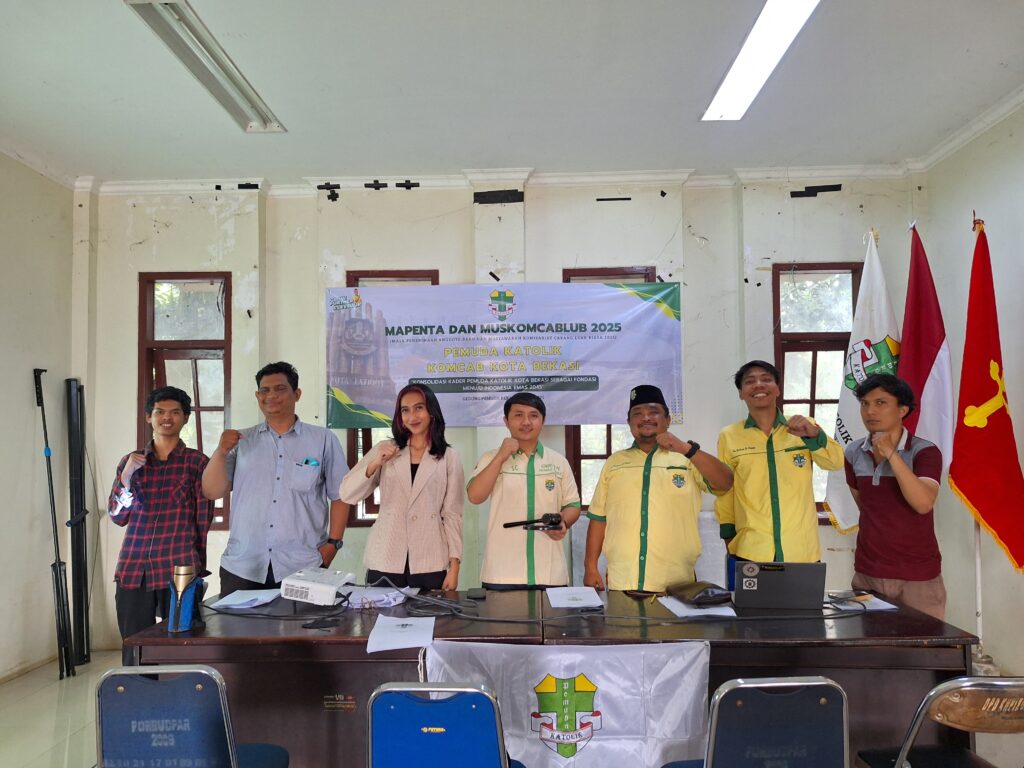 MUSKOMCABLUB IV ANDREAS SARAGIH NAHKODAI PEMUDA KATOLIK KOTA BEKASI 2025-2028