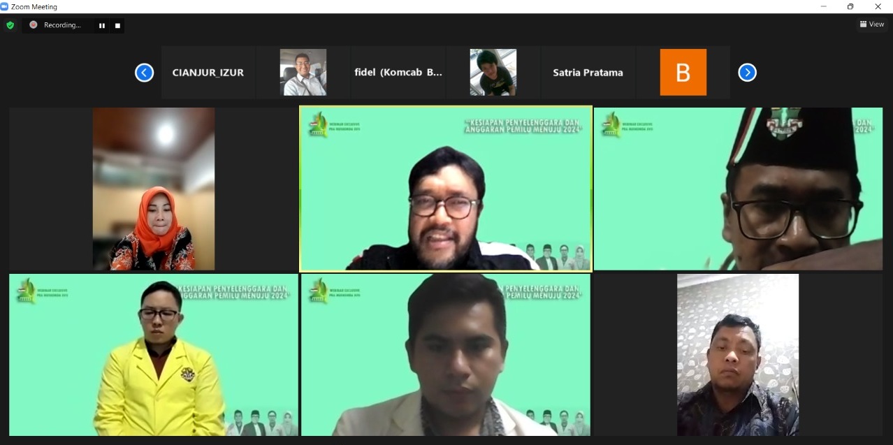 Pra Muskomda XVII, Pemuda Katolik Jawa Barat Gelar Webinar Kepemiluan