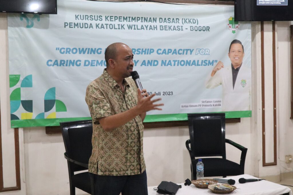 Hadiri KKD, Simon Girsang Motivasi Kader Pemuda Katolik Bekasi-Bogor